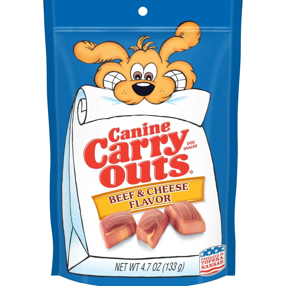Canine Carry Outs Beef & Cheese Flavor Dog Treats - 4.5 Oz