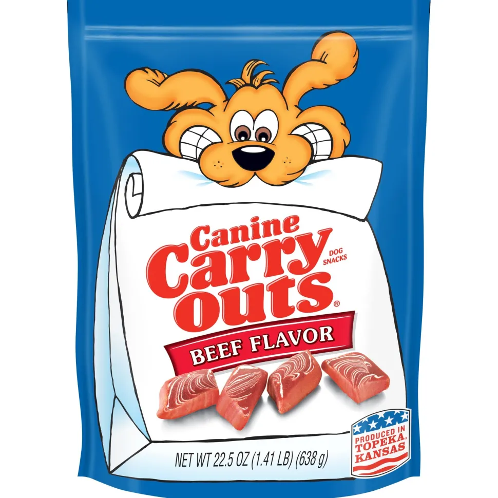 Canine Carry Outs Beef Flavor Dog Treats - 22.5 Oz