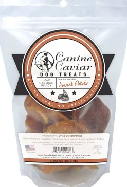 Canine Caviar Dried Sweet Potatoes Dehydrated Dog Treats - 2 lb Bag