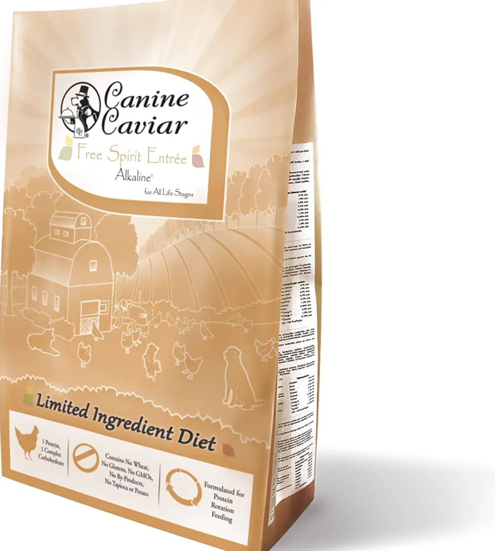 Canine Caviar Free Spirit All Life Stages Chicken & Pearl Millet Dry Dog Food - 22 lb Bag