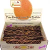 Canine Caviar Free-Range Fed Braided Buffalo Stix Natural Dog Bully Sticks - 12 Inch - 30 Count