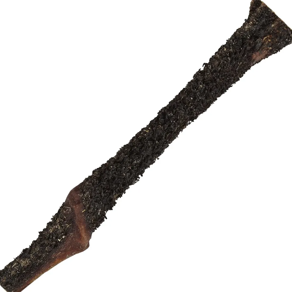 Canine Caviar Free-Range Fed Vanilla Tripe Flat Natutal Dog Bully Sticks - 12 Inch - 35 Count