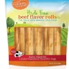 Canine Naturals Hide-Free Beef Rolls Natural Dog Chews - 7 Inch - 19.4 oz - 5 Count