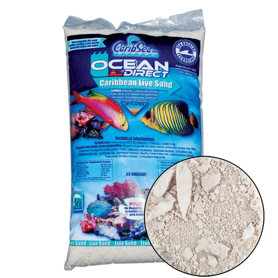 CaribSea Ocean Direct Caribbean Live Sand - 40 lb