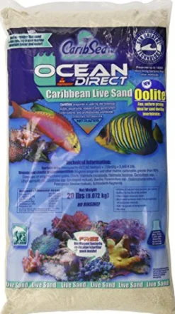 CaribSea Ocean Direct Live Oolite - 20 lb - Pack of 2