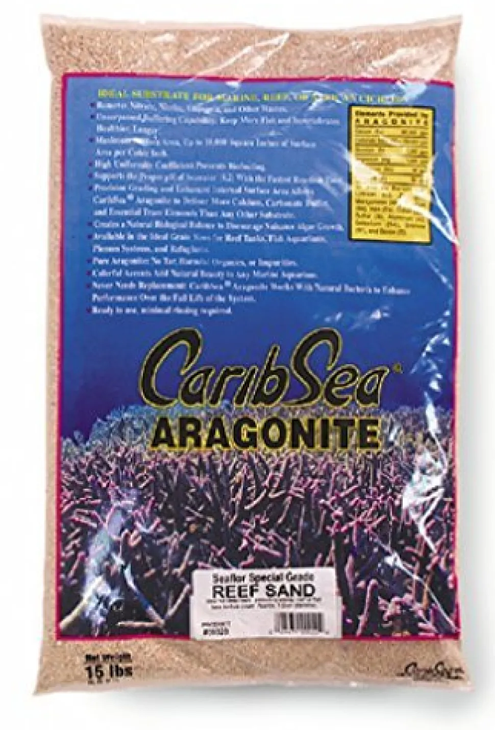 CaribSea Seaflor Special Grade Reef Sand - 15 lb
