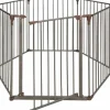 Carlson Pet Convertible Metal Yard Pet Playpen and Gate - White - L: 29-52" X W: 2" X H: 32"