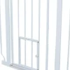 Carlson Pet Extra-Tall Walk-Through Metal Pet Gate with 10X7" Door - White - L: 29-52" X W: 2" X H: 41"