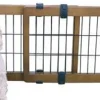 Carlson Pet Freestanding Pet Gate - Brown - Large - L: 70" X W: 2" X H: 28"
