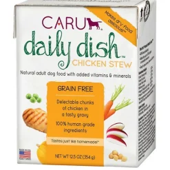 Caru Daily Dish Chicken Stew Wet Dog Food - 12.5 oz - Case of 12