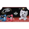 Cesar Canine Cuisine Bacon Lovers Multi-Pack Wet Dog Food - 3.5 oz - Case of 24