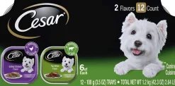 Cesar Canine Cuisine Beef & Poultry Multi-Pack Wet Dog Food - 3.5 oz - Case of 24