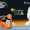 Cesar Canine Cuisine Breakfast and Dinner Multi-Pack Wet Dog Food - 3.5 oz - Case of 24