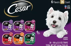 Cesar Canine Cuisine Classics Multi-Pack Wet Dog Food - 3.5 oz - Case of 36