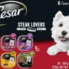 Cesar Canine Cuisine Steak Pack Multi-Pack Wet Dog Food - 3.5 oz - Case of 36