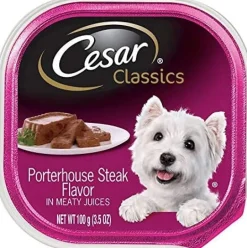 Cesar Canine Cuisine with Beef in Meaty Juices Wet Dog Food - 3.5 oz - Case of 24