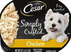 Cesar Simply Crafted Chicken Wet Dog Food - 1.3 oz - Case of 10
