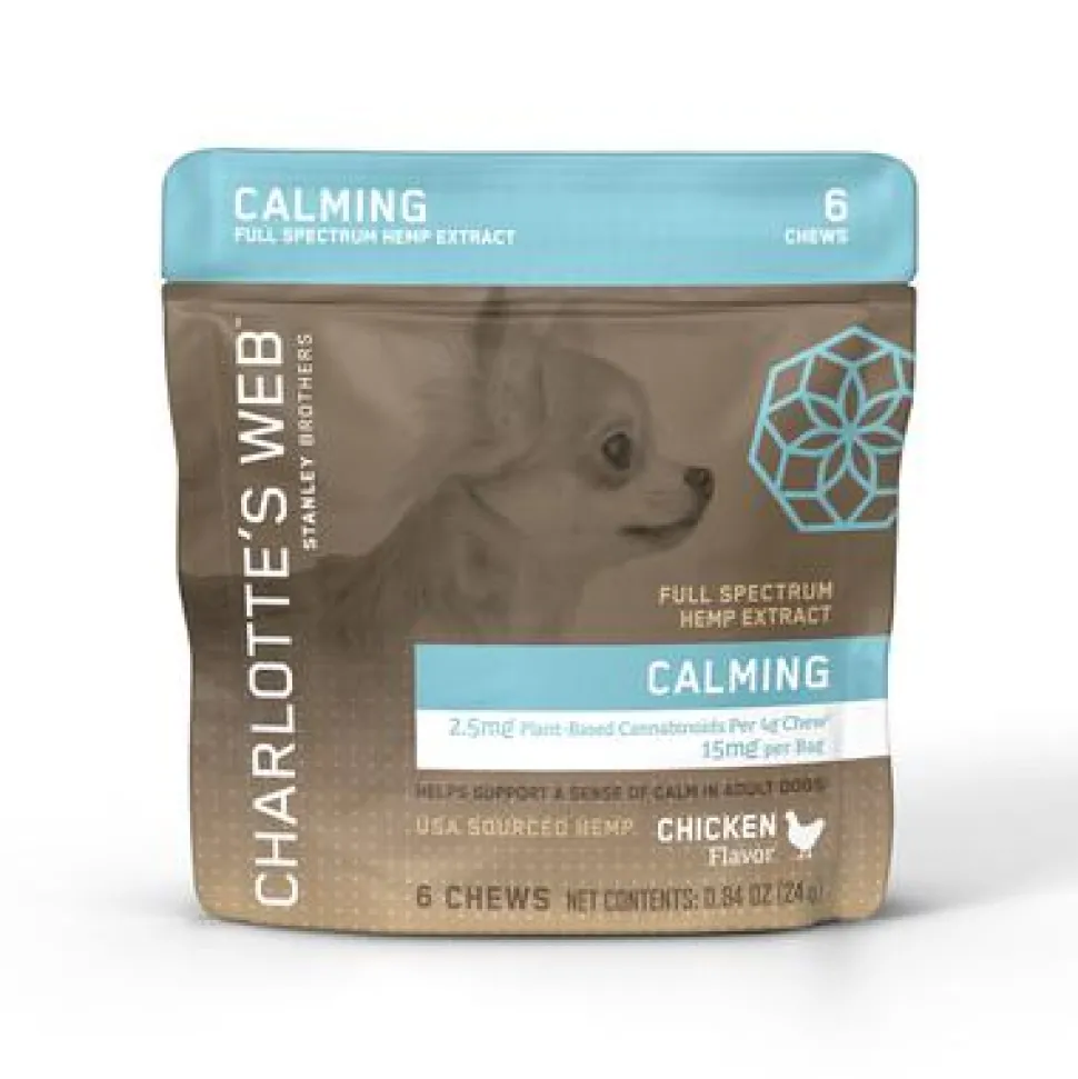 Charlotte's Webb Dog Hemp Calm Chew 6PC DSP - Case of 6