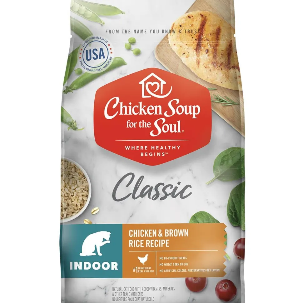 Chicken Soup for the Soul Indoor Hairball Control Dry Cat Food - 4.5 Lbs