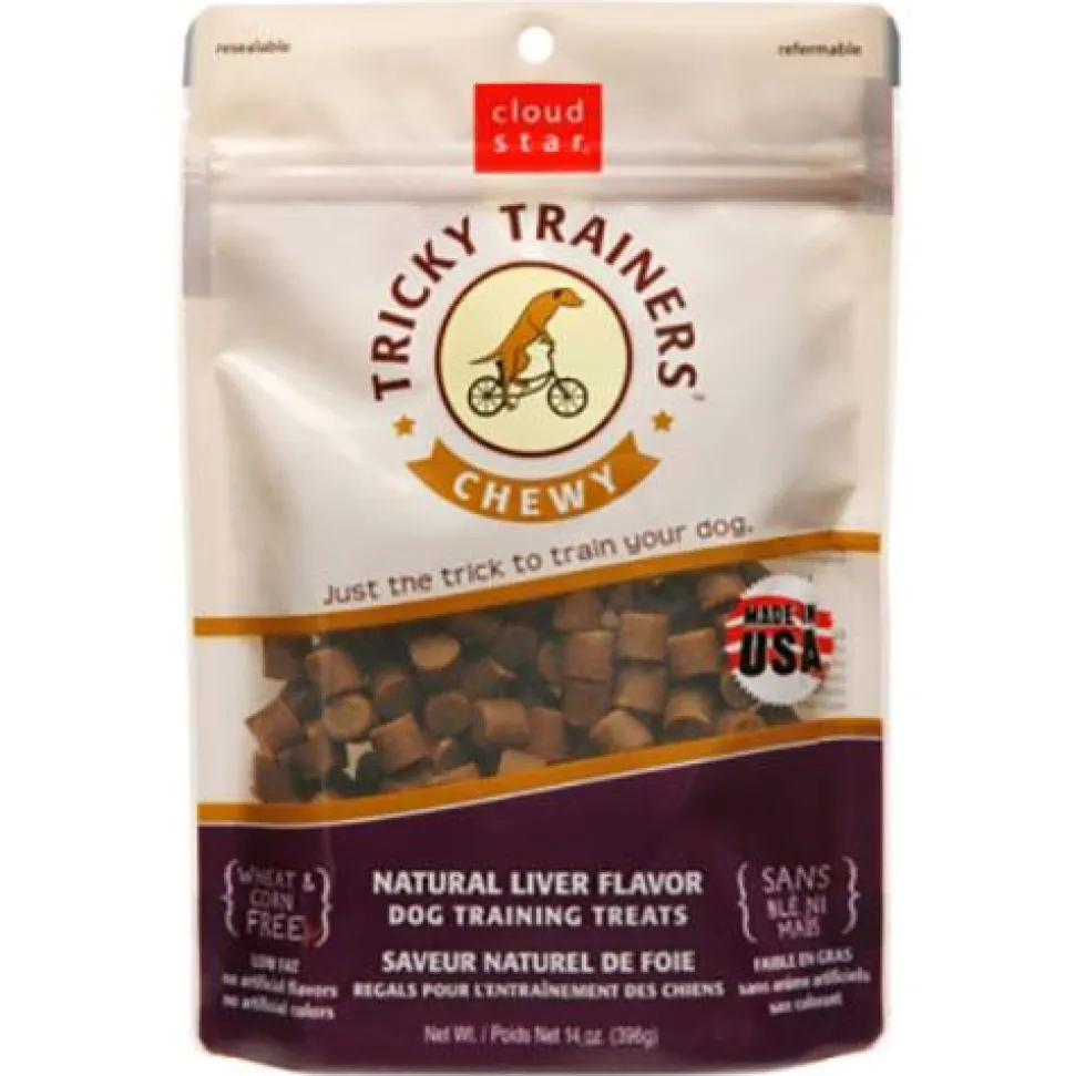 Cloud Star Liver Chewy Tricky Trainers Soft and Chewy Dog Treats - 14 oz