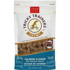 Cloud Star Salmon Chewy Tricky Trainers Soft and Chewy Dog Treats - 5 oz