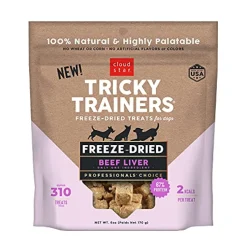 Cloud Star Tricky Trainers Freeze Dried Freeze-Dried Dog Treats - Beef Liver