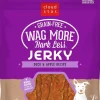 Cloud Star Wag More Bark Less Duck & Apple Dog Jerky Treats - 10 oz Bag