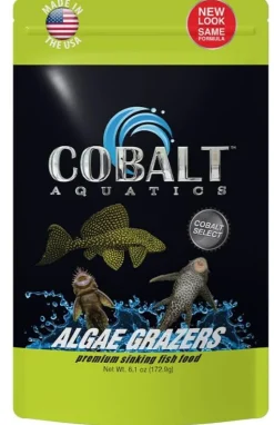 Cobalt Aquatics Algae Grazers Salt and Freshwater Fish Food - 6.1 Oz