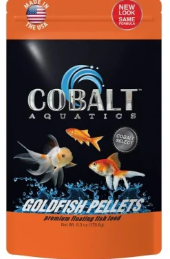 Cobalt Aquatics Goldfish Pellets Freshwater Fish Food - 6.3 Oz