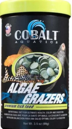 Cobalt Aquatics Grazers Algae Wafers Fish Food - 3.5 Oz