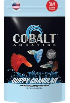 Cobalt Aquatics Guppy Granular Pellets Freshwater Fish Food - 2.9 Oz