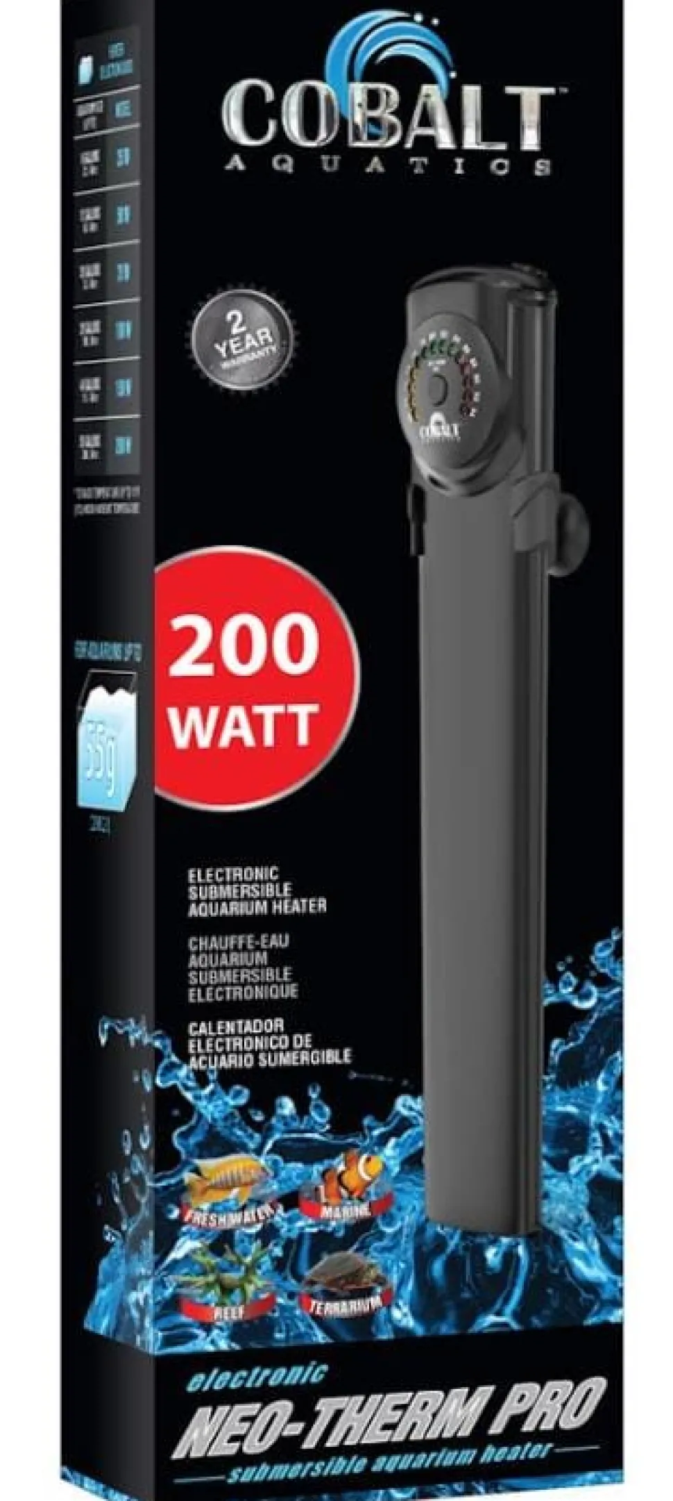 Cobalt Aquatics Neo-Therm Aquarium Heater - 200WT