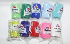 Coflex-Vet Cohesive Bandage - Assorted Neon - 4 In X 5 Yd - 18 Pack