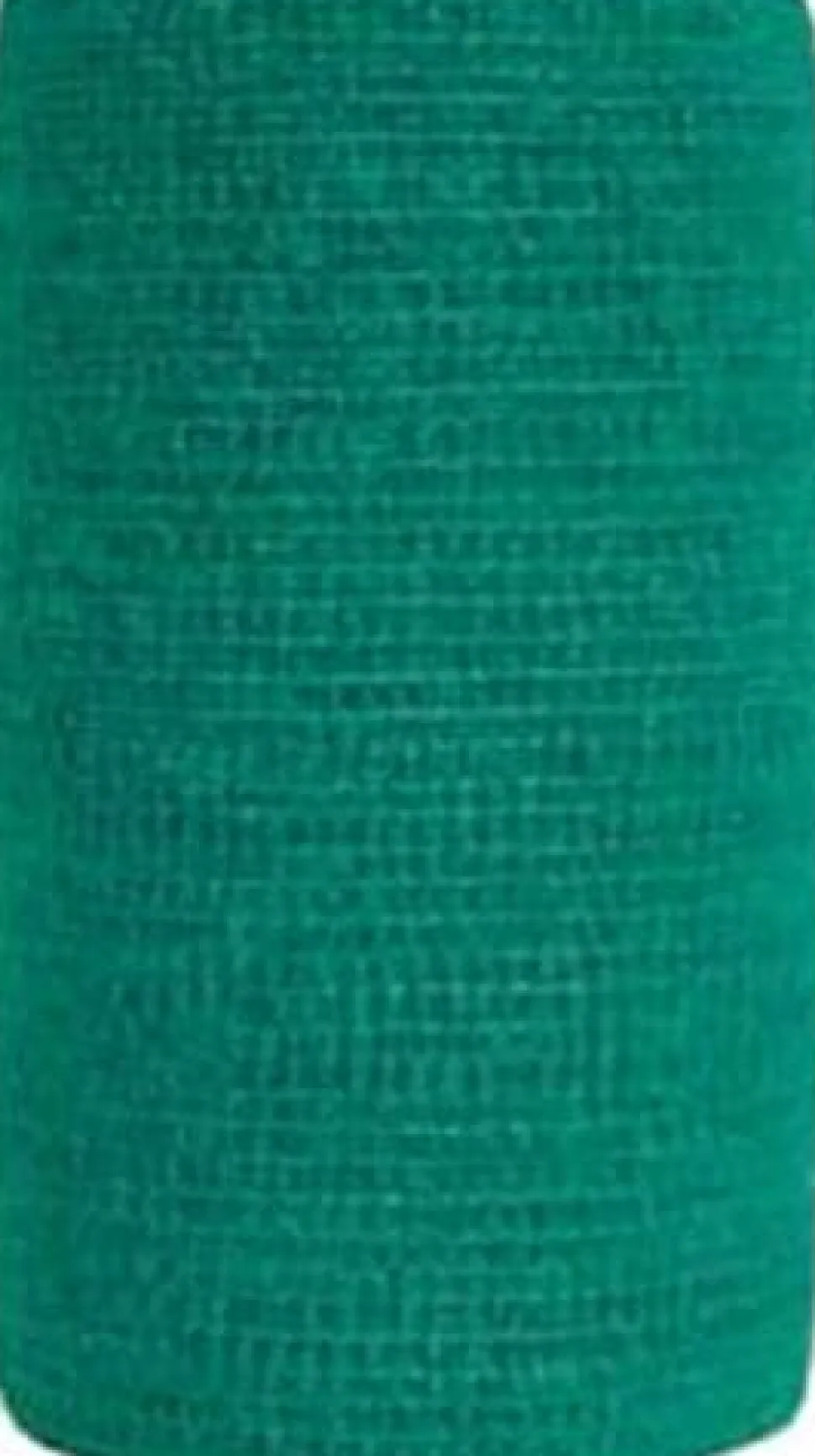 Coflex-Vet Cohesive Bandage - Hunter Green - 4 In X 5 Yd - 18 Pack