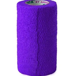 Coflex-Vet Cohesive Bandage - Purple - 4 In X 5 Yd - 18 Pack