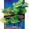 Colorburst Florals Broad Leaf Flowering Clusters Plastic Aquarium Plant - Multi - Large