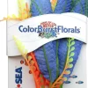 Colorburst Florals Crispus Silk Style Plastic Aquarium Plant - Blue - Small