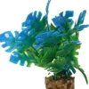 Colorburst Florals Philo Leaf Plastic Aquarium Plant - Blue - 1.25 X 1.25 X 3.25