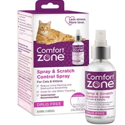 Comfort Zone Spray & Scratch Control for Cats - 2 Oz
