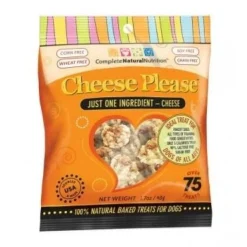 Complete Natural Nutrition 6 (1.7oz) Bag Display Box Cheese Baked Dog Treats -