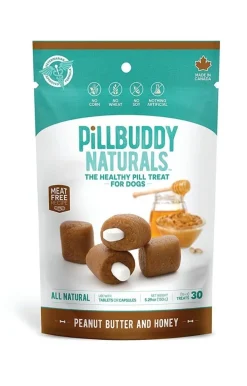 Complete Natural Nutrition Pill Buddys Peanut Butter & Honey Dog Treats - 30 ct Bag