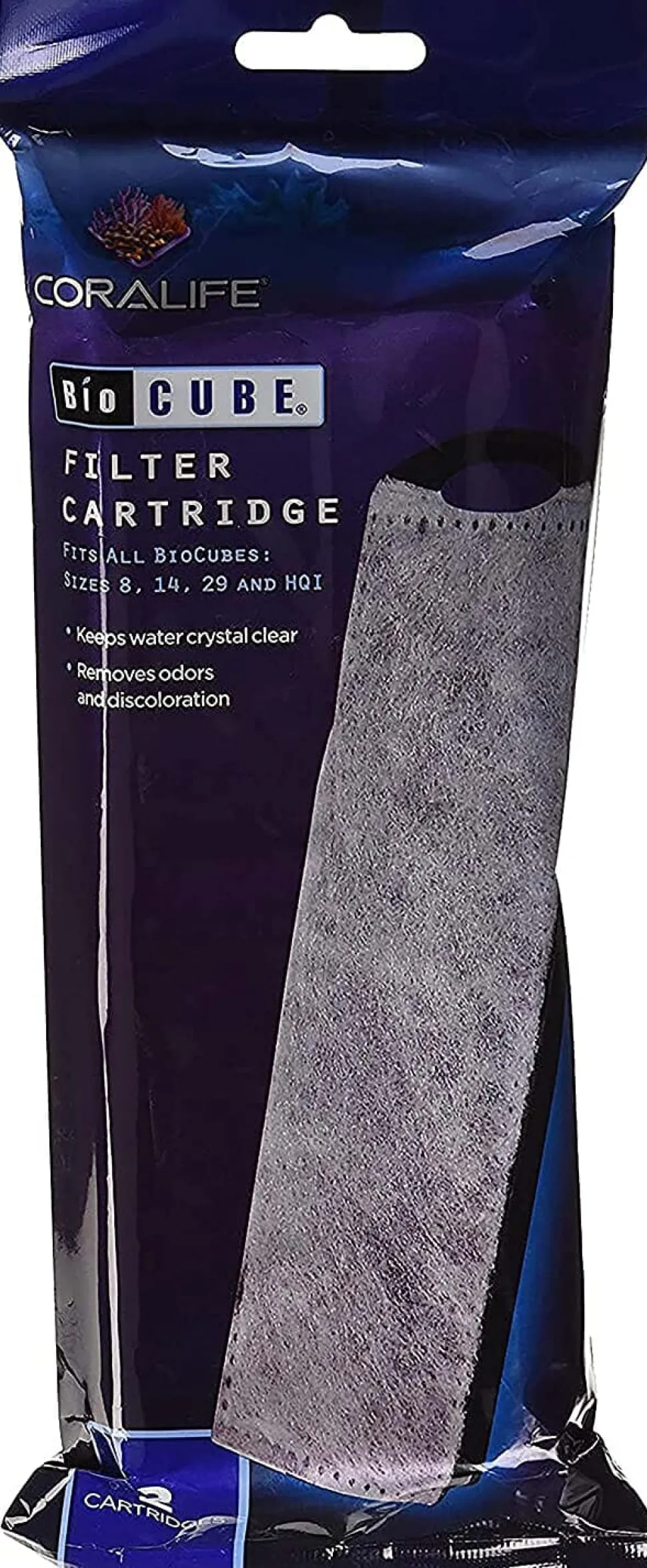 Coralife Biocube Filter Cartridge - 2 Pack