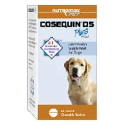 Cosequin Ds Max Strength + Msm Tab for Dogs Mass Dog Joint Care - 60 Count