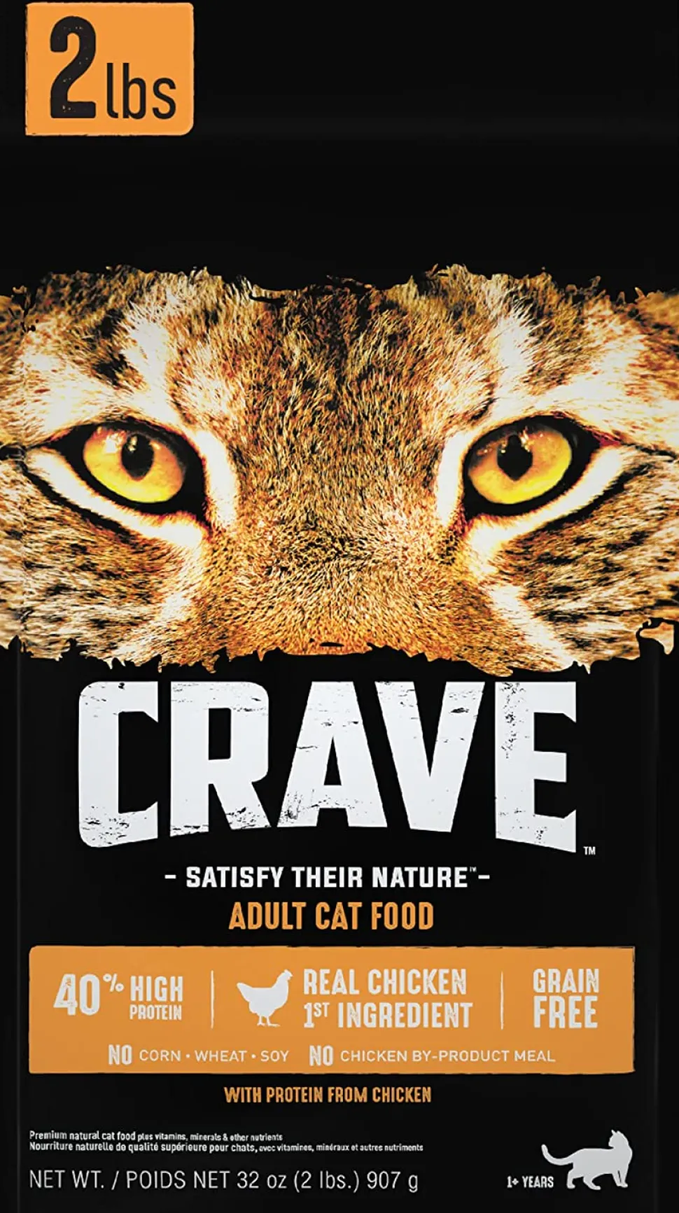 Crave Grain-Free Premium Chicken with Protein Dry Cat Food - 2 lb Bag