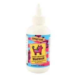 Crazy Cat Little Kitty liquid Cat De-Wormer Medication - 4 Oz