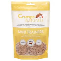 Crumps' Naturals Mini Trainers Freeze-Dried Beef Liver Freeze-Dried Dog Treats - 3.7 oz Bag