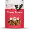 Crumps' Naturals Plaque Buster with Beef Dog Dental Hard Chews - 4.9 oz Bag