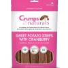 Crumps' Naturals Sweet Potato & Cranberry Strips Chewy Dog Treats - 5.6 oz Bag