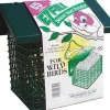 C&S E-Z Fill Deluxe Suet Wild Bird Feeder with Roof - Green - 6 X 6.25 X 6.25 In
