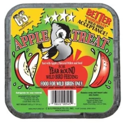 C&S Treat Suet Cakes Wild Bird Food - Apple - 11.75 Oz